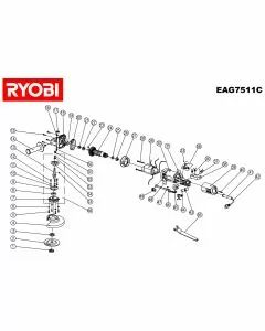 Buy A Ryobi EAG7511C Spare part or Replacement part for Your Grinders & Cutters and Fix Your Machine Today